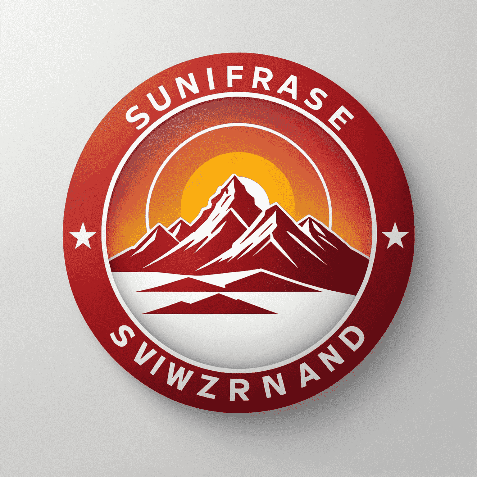 Sunrise Switzerland logo in red and white