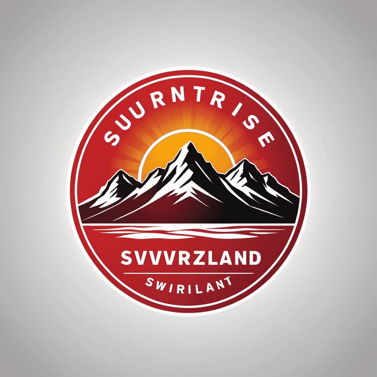 Sunrise Switzerland logo in red and white