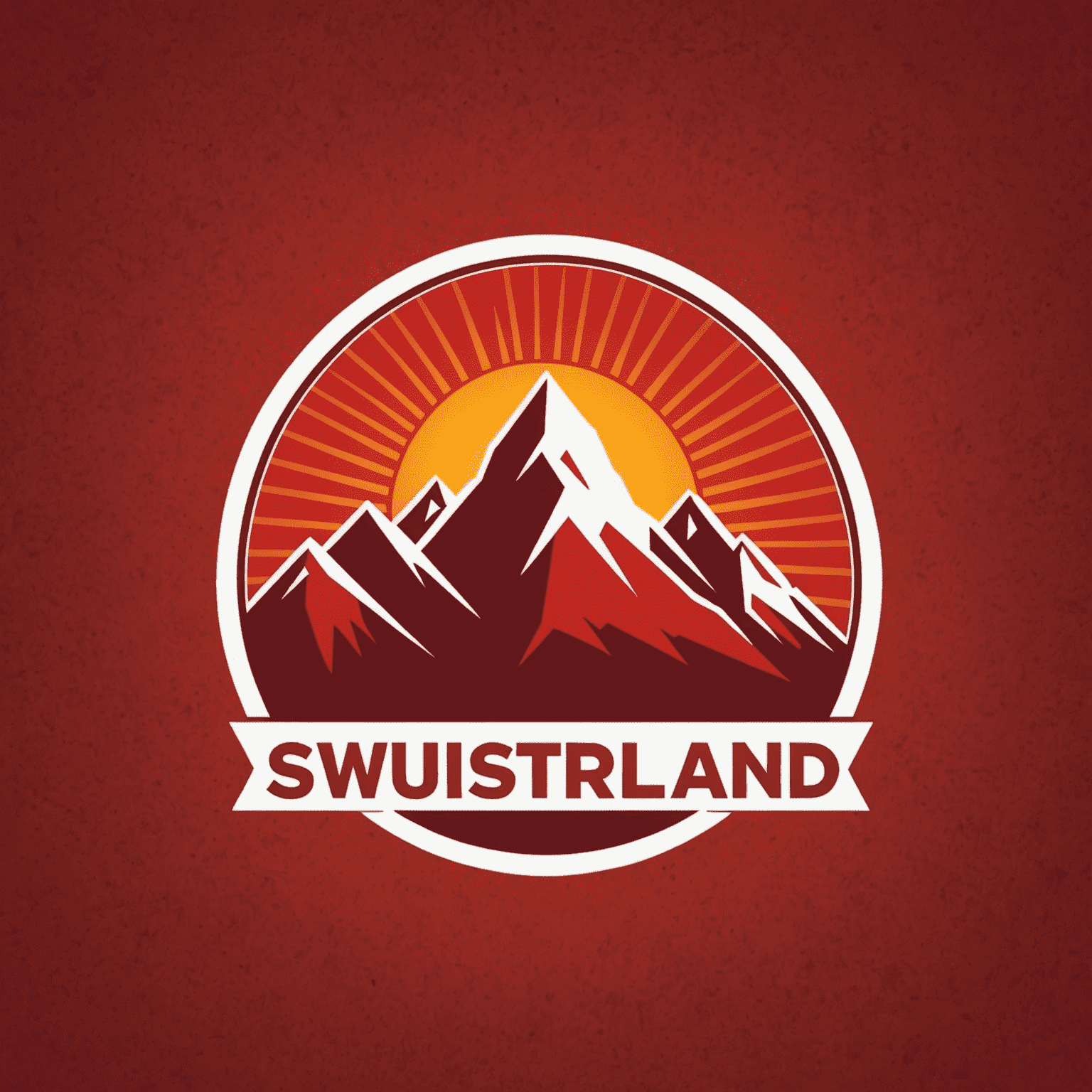 Sunrise Switzerland logo in red and white