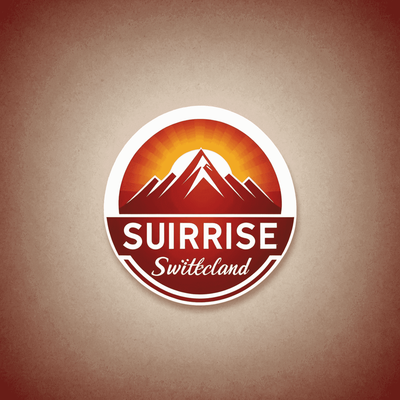 Sunrise Switzerland logo in red and white